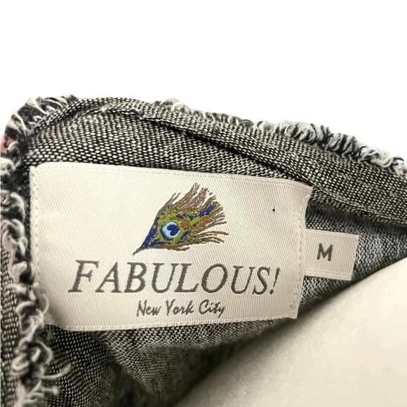 Fabulous New York Gray Linen Lagenlook Midi Dress - Picture 2 of 4